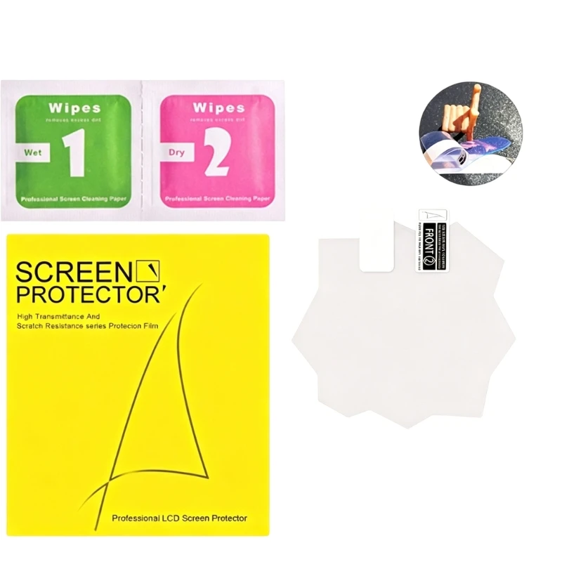 U55B Thin Protective Cover Screen Protectors Display Cover Shielding PET Texture Great for LCD Screen with Easy Installation