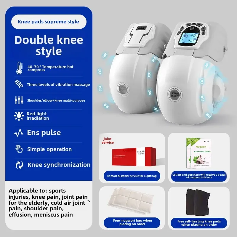 Knee joint instrument Pain artifact Physiotherapy massager Fluid accumulation Meniscus warm compress heating Knee pads