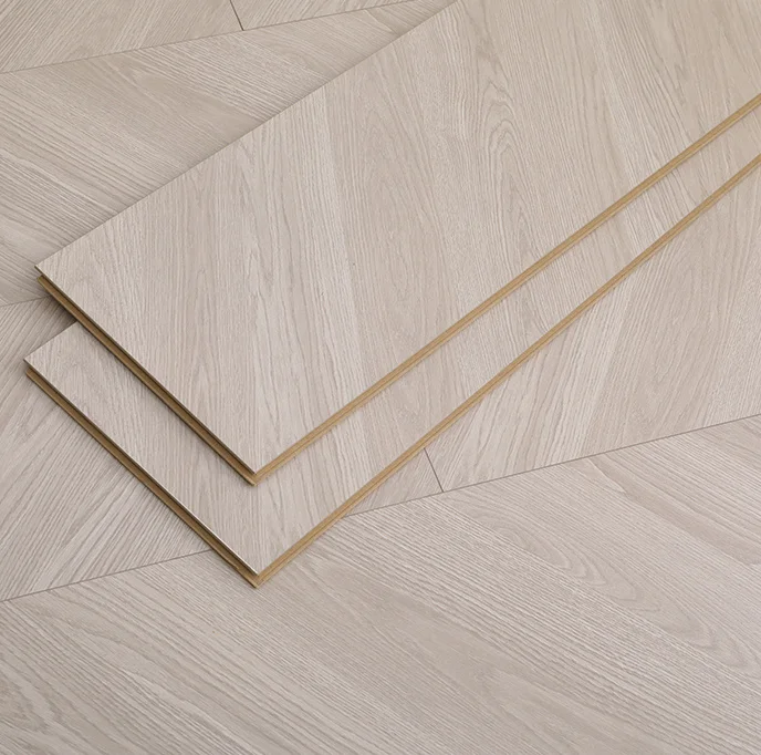 Waterproof Modern Design MDF Laminate Flooring AC4 8mm 12mm Cherry Oak Click Installation High-gloss Matte Surface Treatment