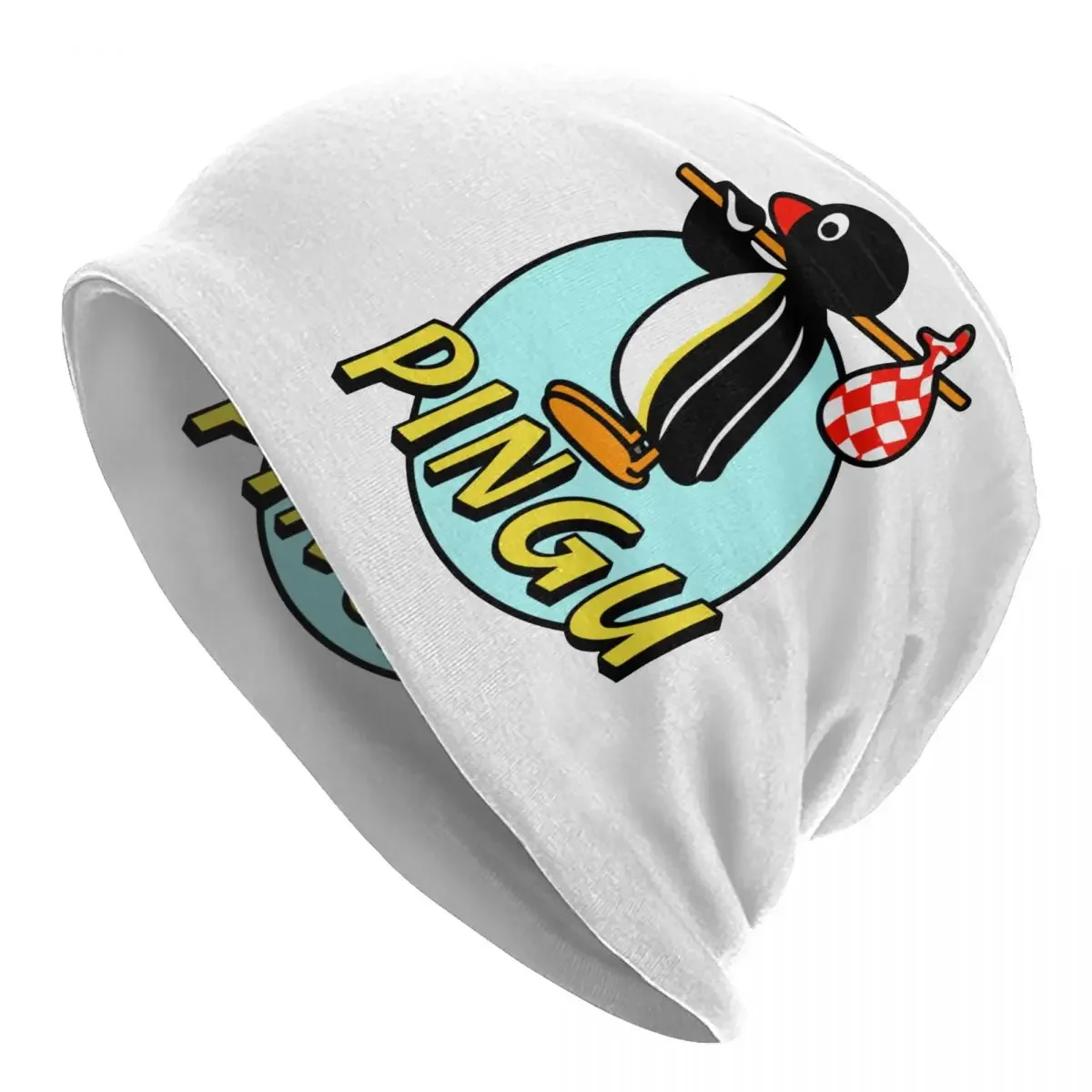 Penguin NUT Pingu Caps Series Cartoon Funny Hip Hop Unisex Outdoor Skullies Beanies Hat Spring Warm Dual-use Bonnet Knitted Hat