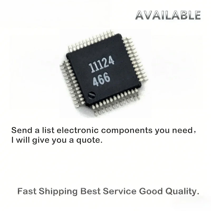 

5PCS/LOT Originl 11124 11124-466 11124 466 QFP For Delphi Automotive ECU computer board Commonly used vulnerable Chip