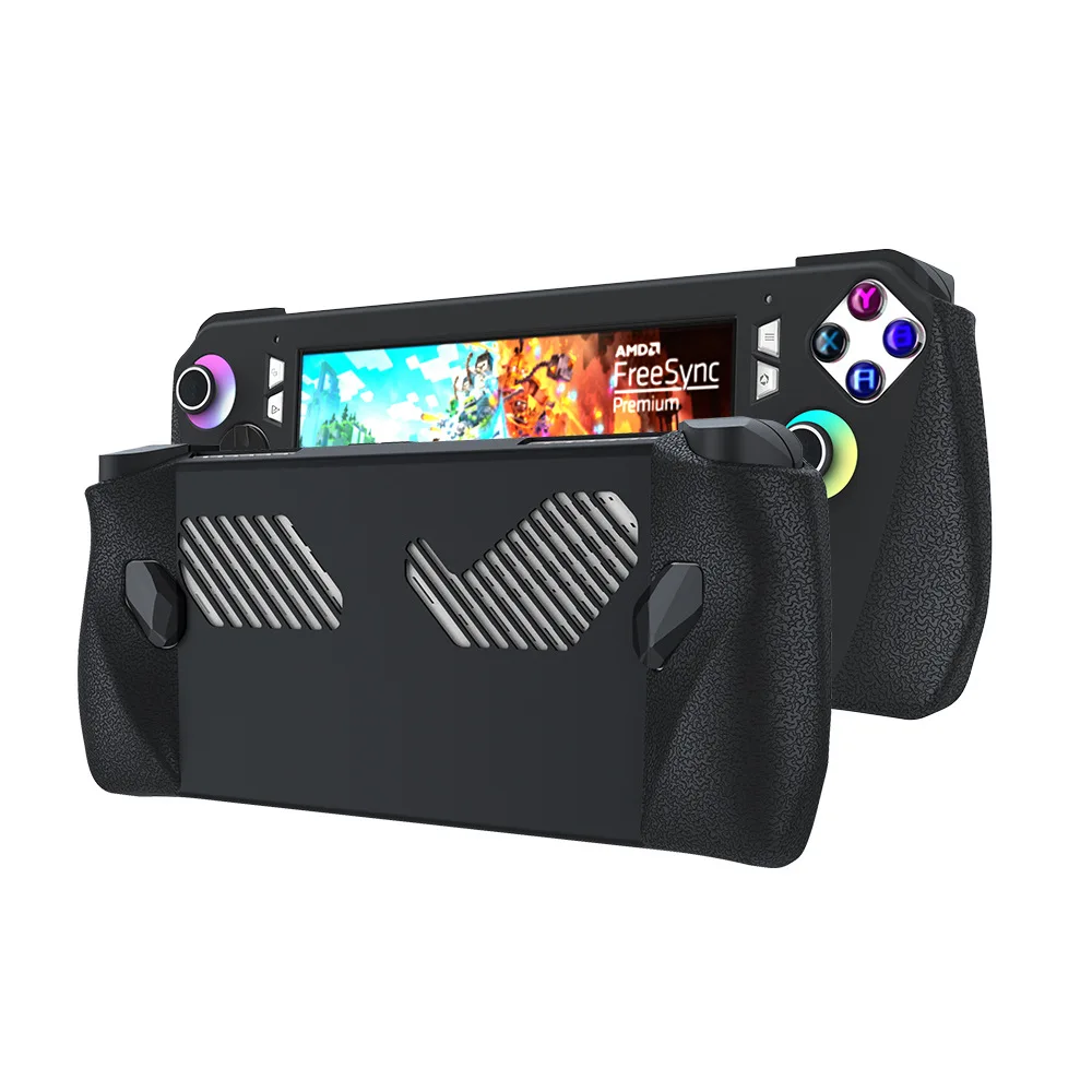 Funda protectora a prueba de golpes con tapas de Joystick, cubierta trasera de PC, carcasa de consola portátil de cobertura completa para Asus ROG Ally