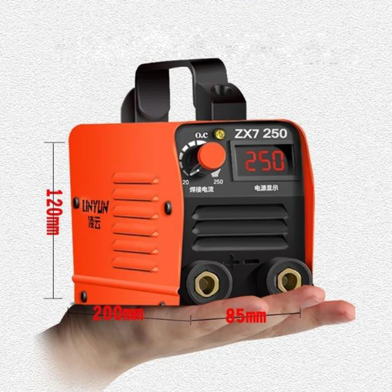 220V Welding Machine Portable Household ZX7-250 Full Copper DC Mini Electric Welding Machine