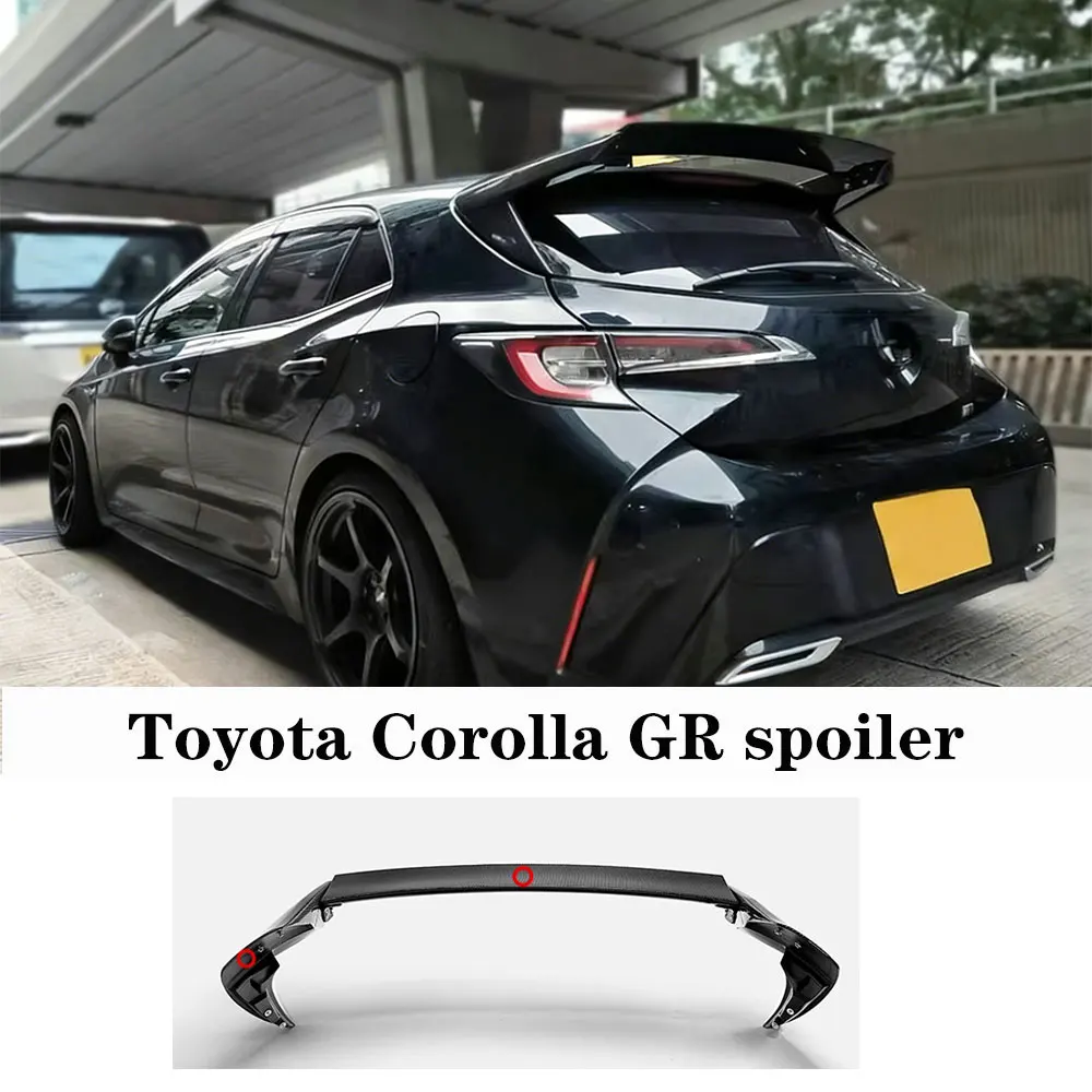 Para alerón trasero Toyota Corolla GR-tipo VRS1 con hoja ajustable alerón GR Corolla estilo VRS1 piezas de automóvil de ala trasera