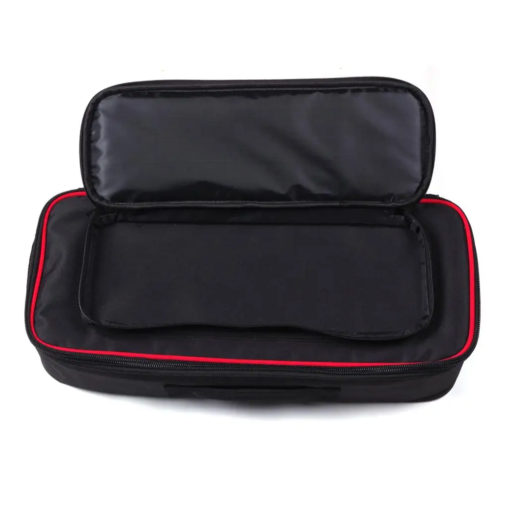 Multi-effect Pedalboard Carry Bag Thickened Foam Guitar Effects Pedal Case Accessory Storage for Electric Guitar Gigs