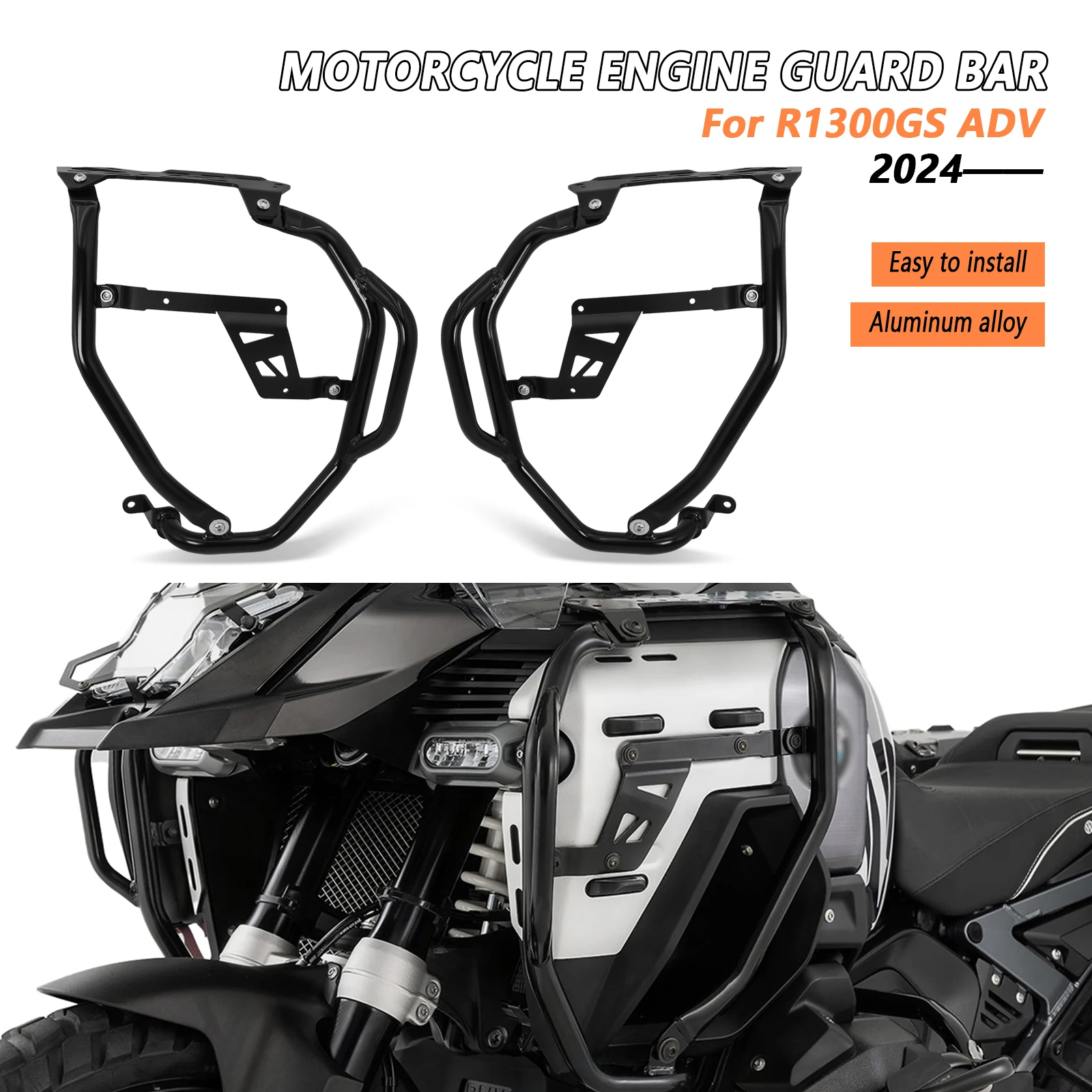 

Защита двигателя, бампер R 1300 GS ADV 2024 2025, защита рамы обтекателя мотоцикла, защита от столкновений для BMW R1300GS Adventure