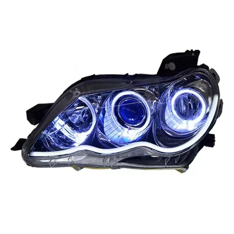 For Reiz LED Headlight assembly DRL daytime running light lamp angel devil eye Car accessories