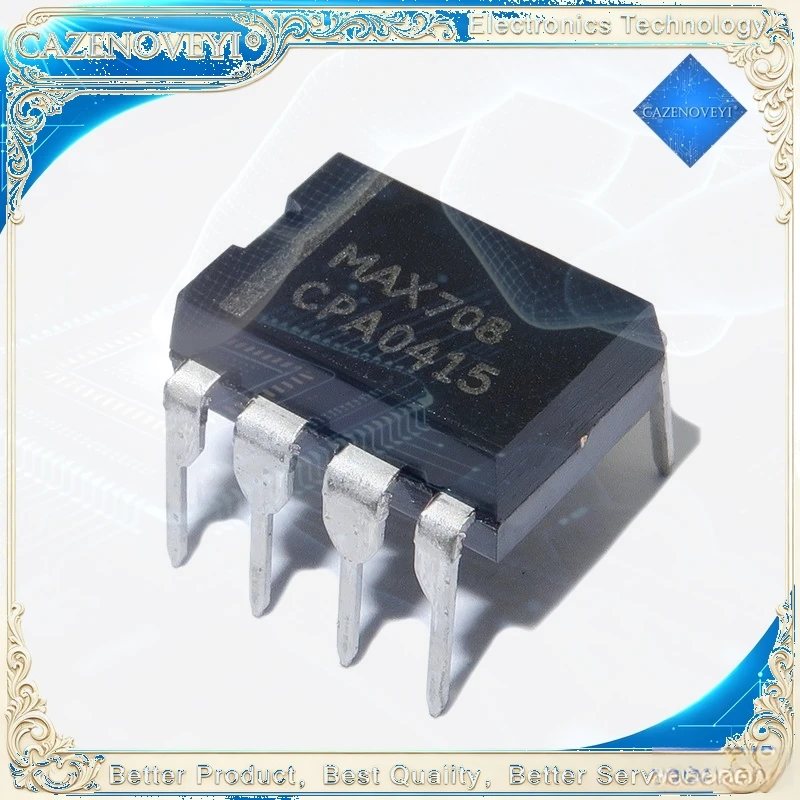 (5-10-20-30-100PCS) MAX708 DIP-8 MAX708CPA