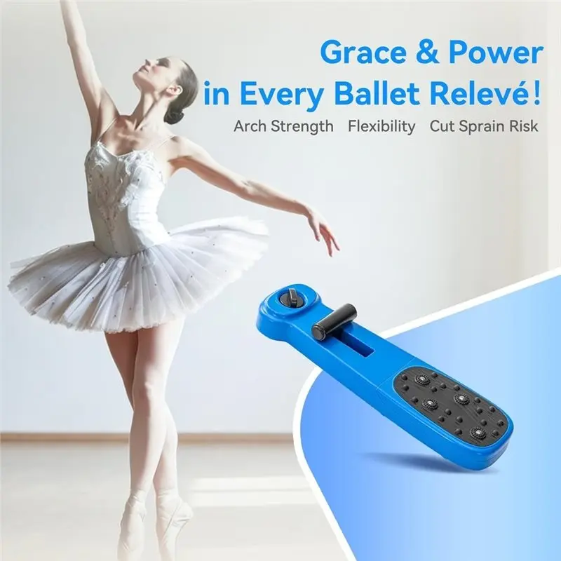 HOTB72A Foot Arch Trainer Corrector With Massage Function, Foot Exerciser For Flat Feet Correction For Ballet Dancers& Rehabilit