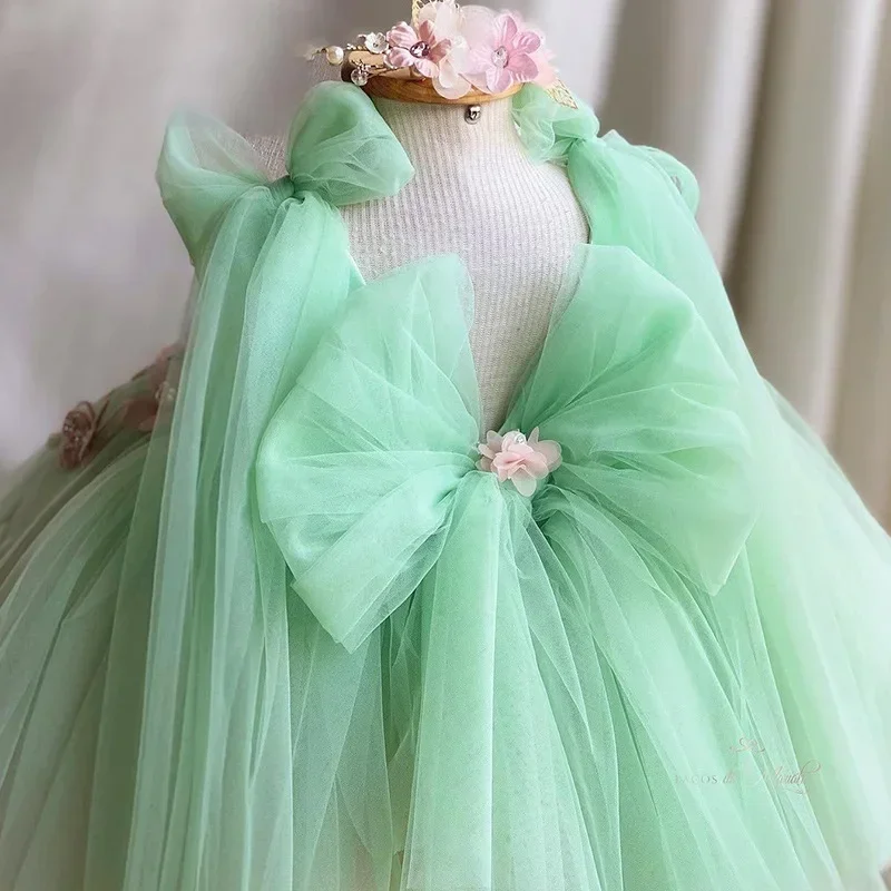 slim fit dress slacks Light Green Tulle A-Line Midi Appliques Homecoming Dress