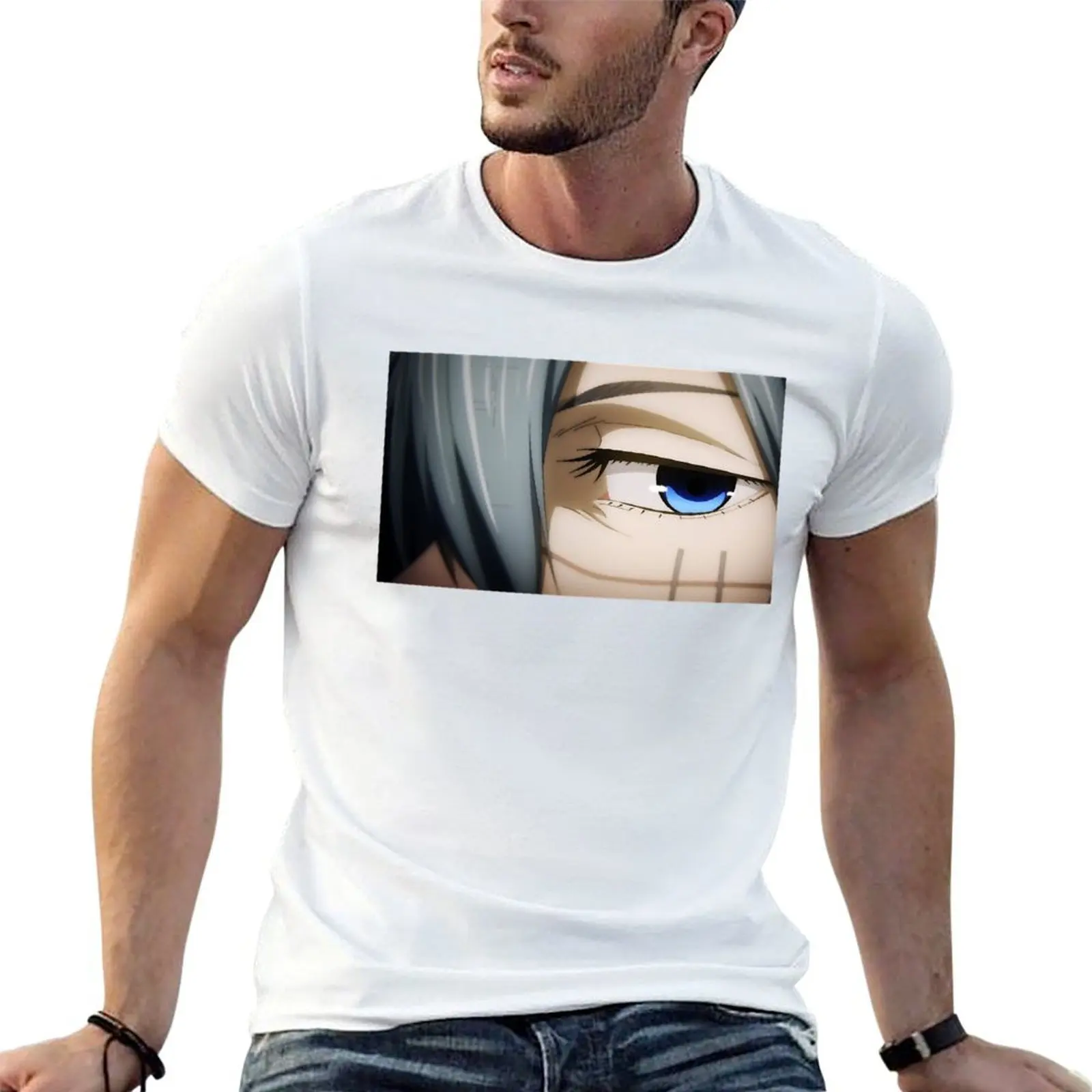 Camiseta De algodón con gráfico De camisa para hombre, camiseta De algodón Mahito para hombre, camisetas De diseño para hombre, camisas pesadas clásicas Oeil soft