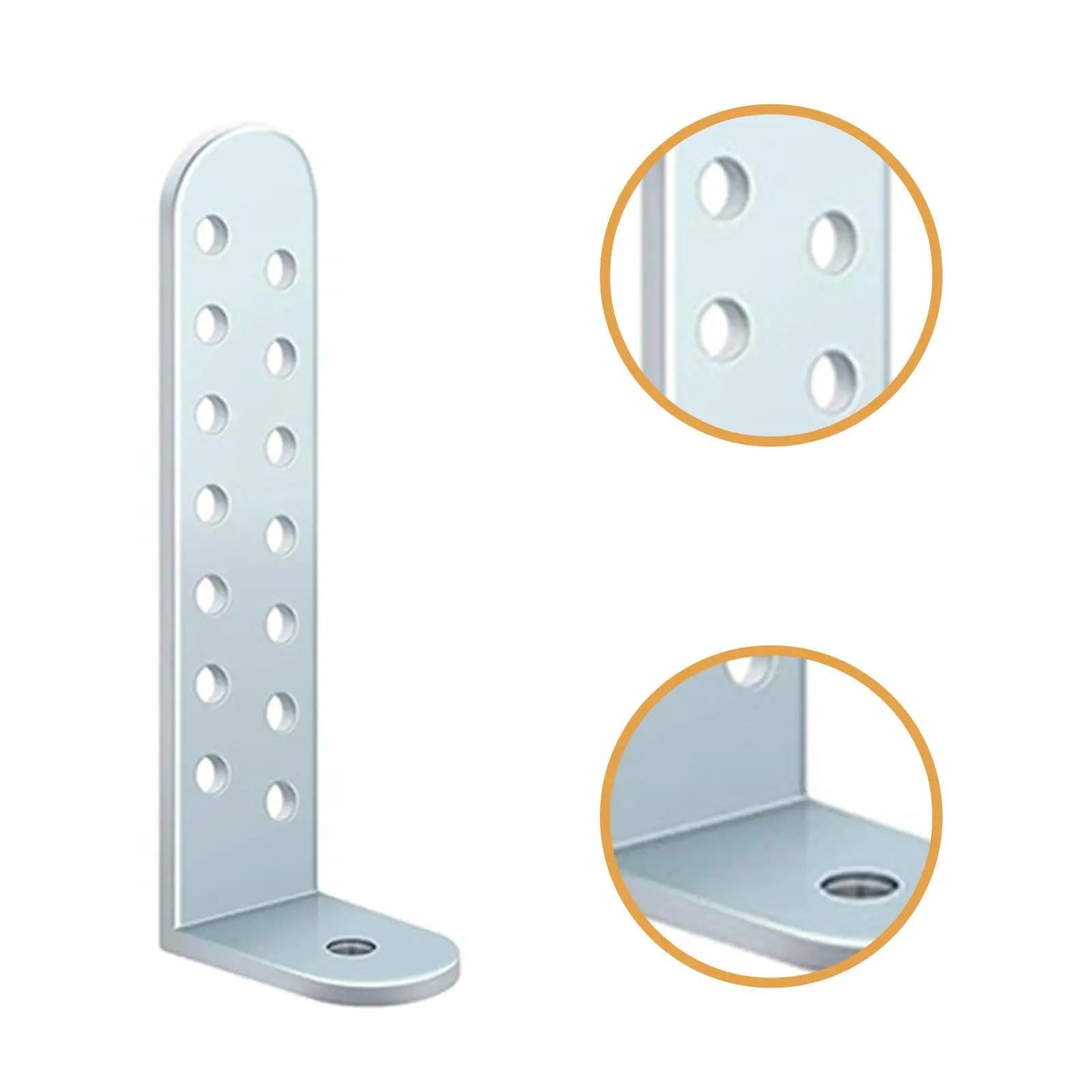 나사가 포함된 허리케인 콘덴서 브래킷 4개, 금속 휴대용 타이 다운 키트