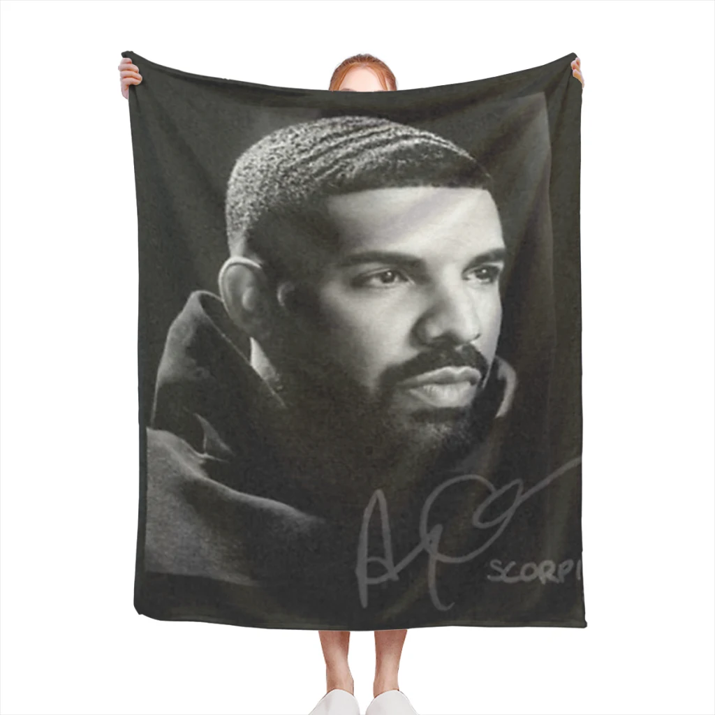 

Drake Blanket Sofa Bedroom Bed Home Office Nap Blanket Car Travel Picnic Blankets Gift