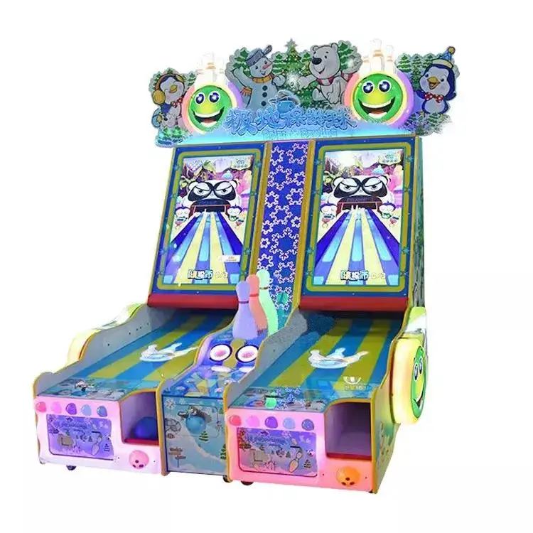 Fancy mini bowling arcade game machine+attractive electronic bowling redemption machine