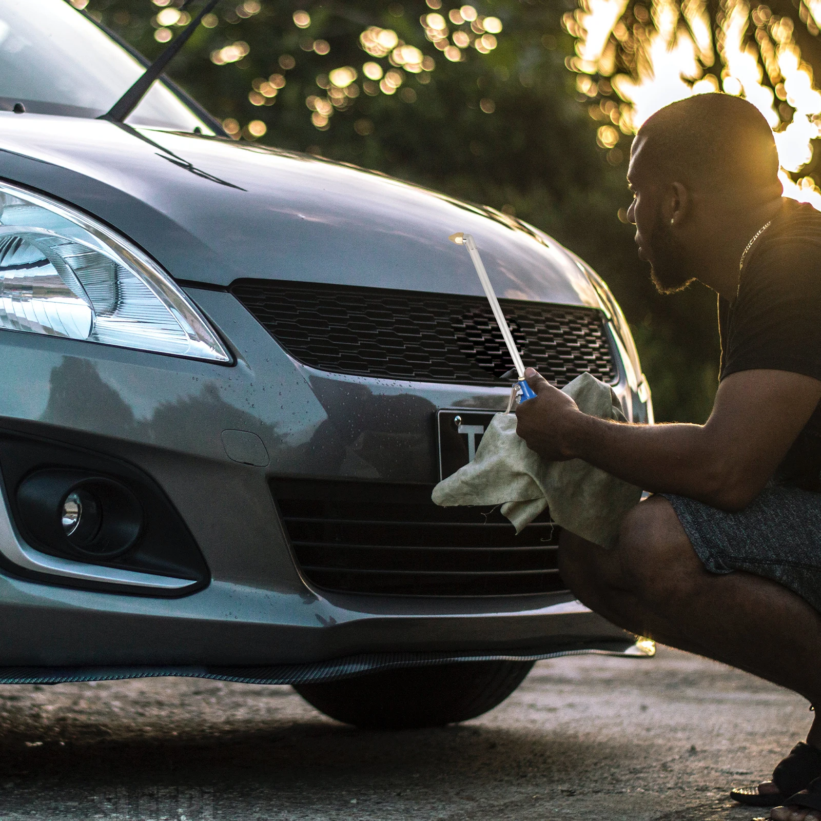 

Engine Cleaning Gun Tools Aluminum Pneumatic Sprayer Fluid Extractor Automotive Ergonomic Durable Effective Engine Cleaner Car