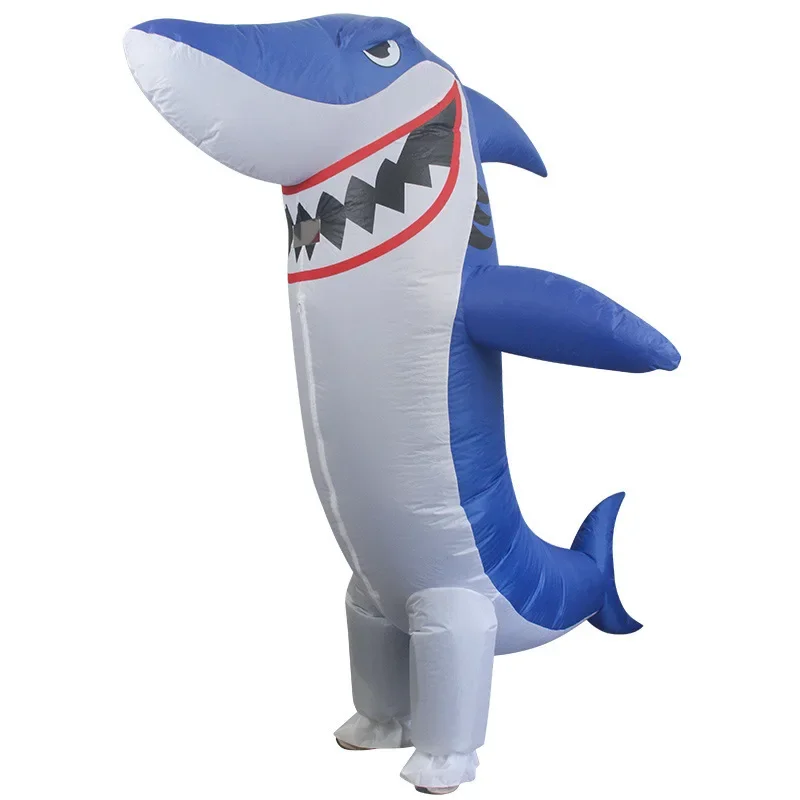 Halloween Carnival Cosplay Masquerade Party Birthday Party Cartoon Anime Deep Sea Animal Megalodon Inflatable Costume Onesie