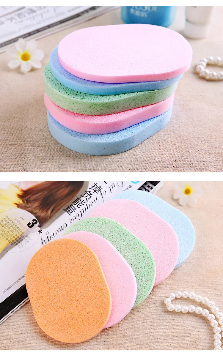 Seaweed Face Wash Sponge Face Wash Makeup Sponge Powder Puff Clean Face Wash Sponge Makeup Remover Face Wash Puff