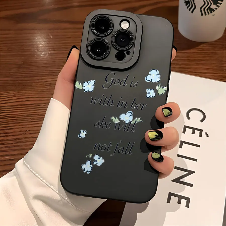 Capa de telefone macia TPU fosco Angel Eye, compatível com proteção Plus360 graus para iPhone 17 a 11 Pro Max