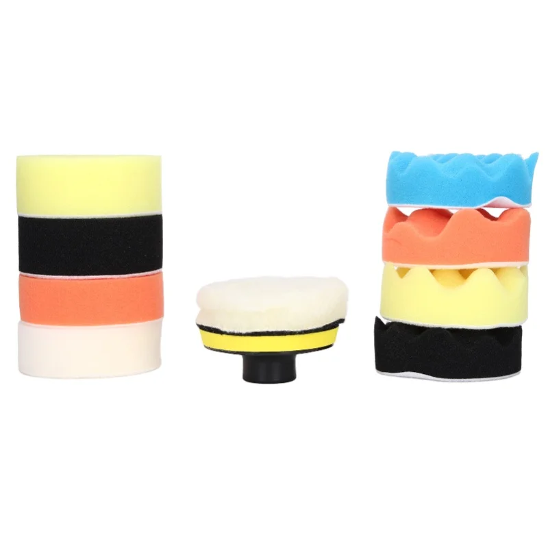 

11Pcs Polishing Pads Kit Car Foam Drill Buffing Pad For Polishing Waxing Sealing Glaze 3in