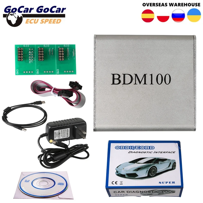 BDM100 V1255 Programmatore Professionale ECU Flasher Chip Tuning Interfaccia BDM 100 Lettore Codici ECU OBDII