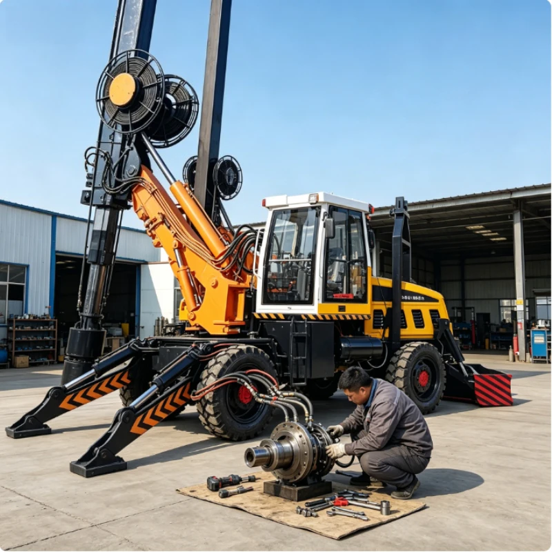 Rotary Drill Rig Machine Fully Hydraulic Piling System for Soft Soil and Rock Foundation Efficient Bored Pile Hole Drilling