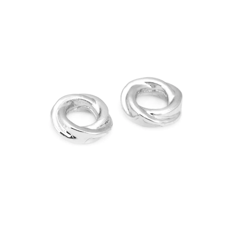 4MM 6MM 18K Goldfarbene Messing Runde Gedrehte Kreisförmige Armband-Abstandhalterperlen Schmuckherstellungszubehör DIY-Zubehör – Detail 21