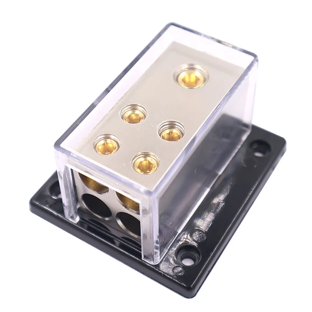 

Car Audio Amplifier Power Distribution Block 1 in 4 Out Way Power Ground Distribution Block Car Amplifier Audio