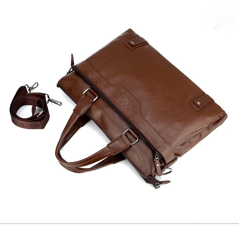 New Fashionable Men's Official Business Handbag, Men's Single-shoulder Horizontal Large-capacity Cross-shoulder Men's Bag