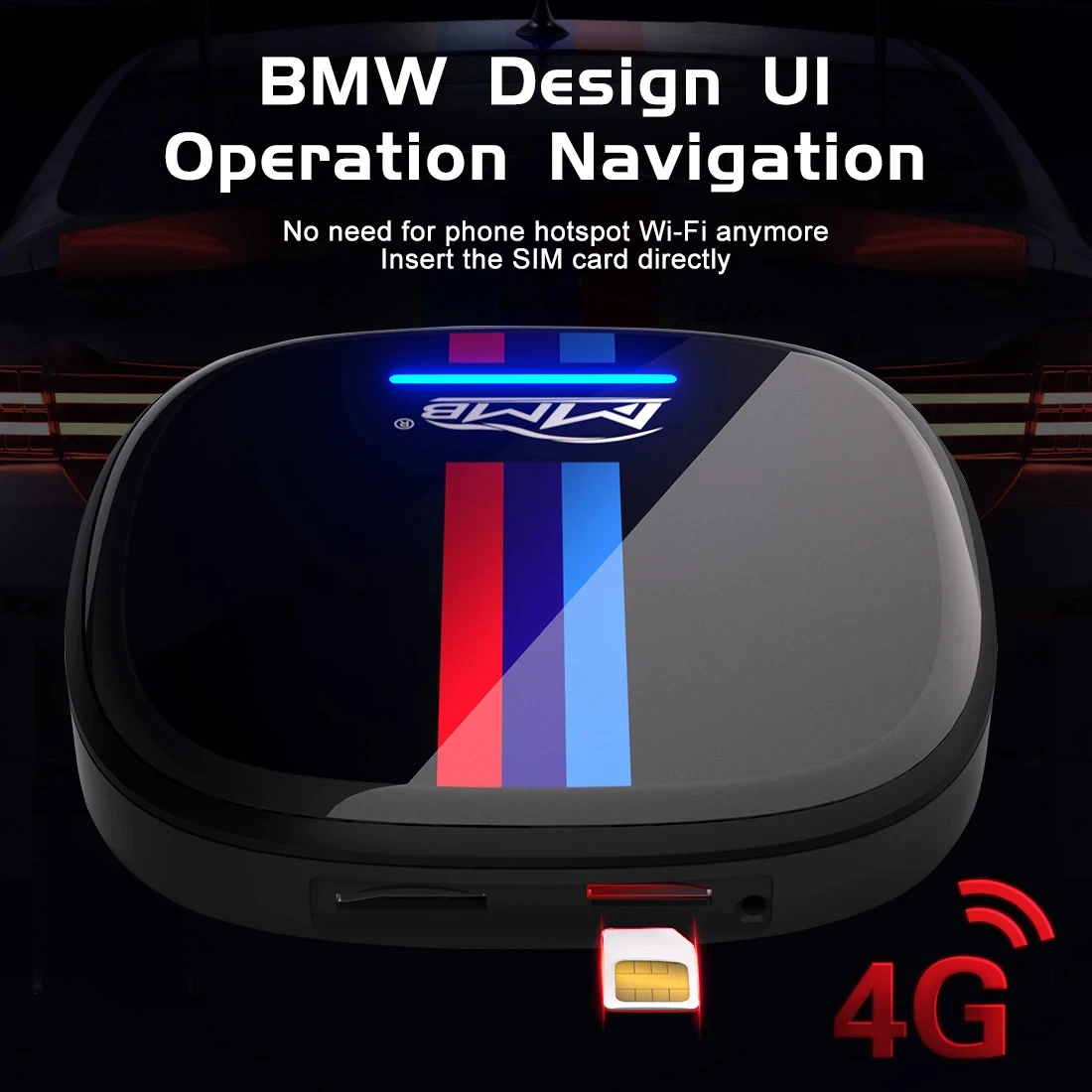 Imagem -04 - Android 13 Hdmi Carplay ai Box Carplay sem Fio Auto Smart Box para Bmw Built-wireless Qualcomm Sm6225