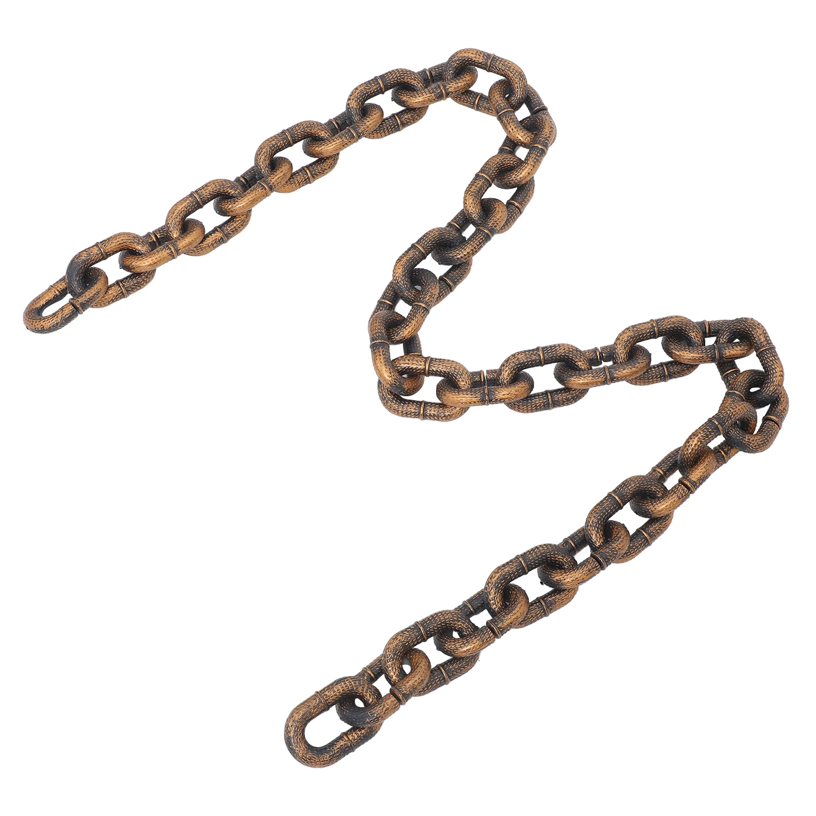 

Fake Big Dog Chain Costume Simulated Iron Chain Decorative PVC Outdoor Fun Halloween Party Pet Accessory for Large Dogs
