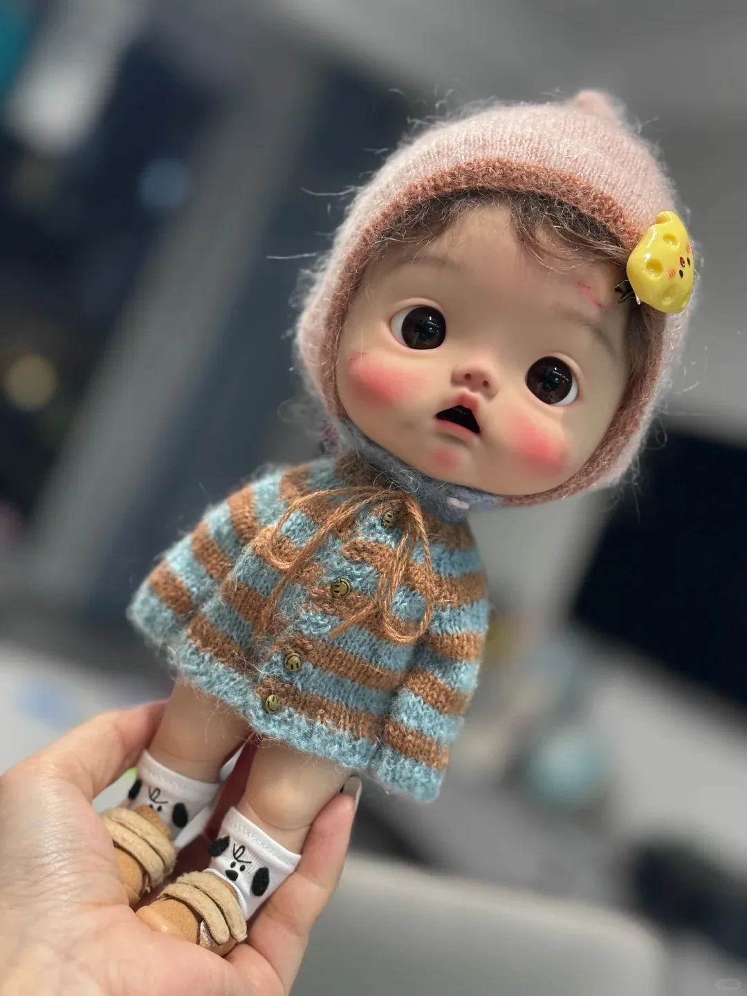 New SD BJD Doll Shop 25cm Girl Boy 1/6-datou rou Resin Toy Model Head Birthday Gift In Stock Makeup Free Shipping