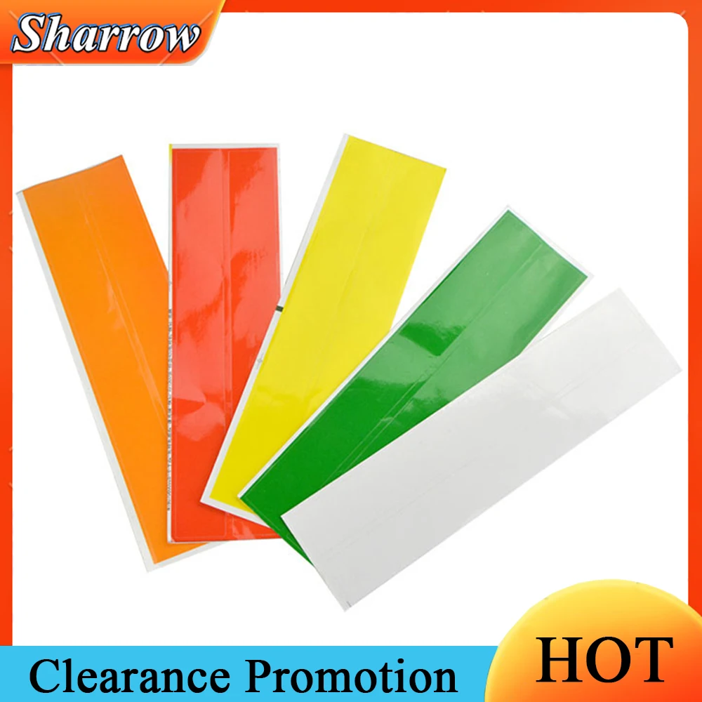 

SHARROW 12pcs Archery Arrow Shaft Sticker 22x2.6cm Fit Diameter 8.3mm Shaft Decorative Sticker for Shooting Hunting Accessories