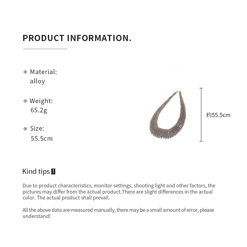 日産-女性のための誇張された金属のネックレス,襟のスタイル,ユニークなデザイン,春のファッション,ユニーク