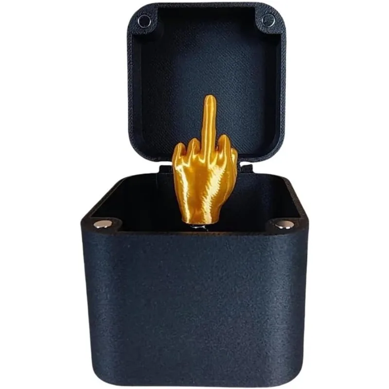 هدية مثالية لمزحة يدوية مثالية مع صندوق للبالغين، صندوق هدايا مزعج، هدية مزحة ممتعة لديكور مكتب المكتب وديكور المنزل #6