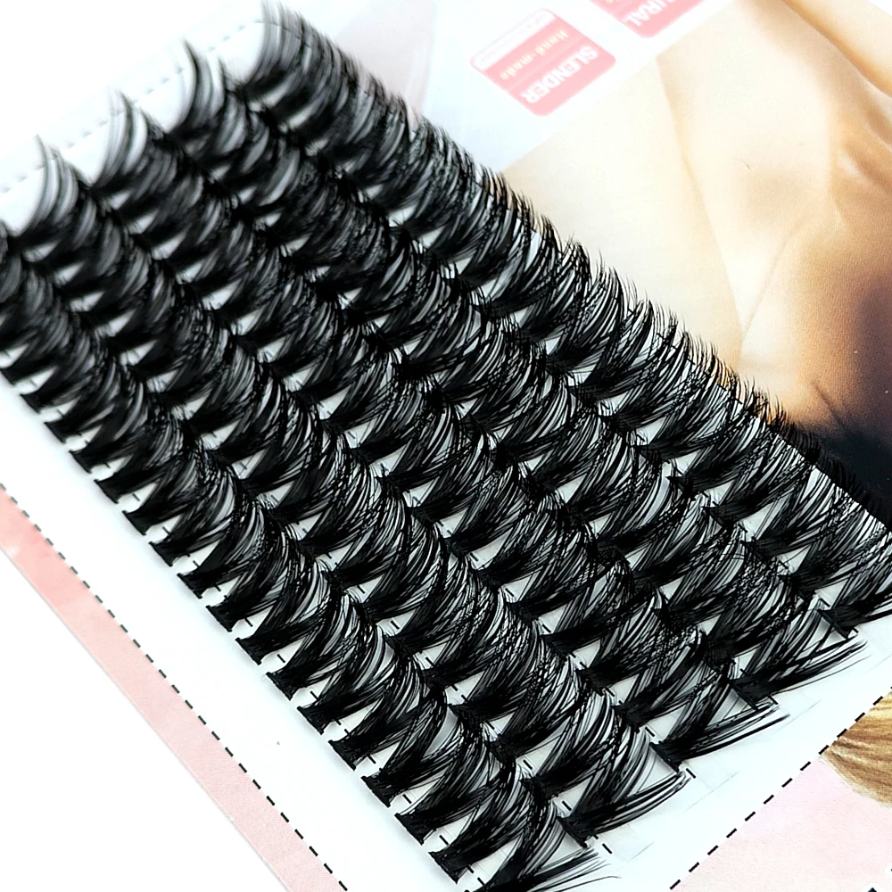 New 30/40/50D Cluster Eyelash Extension Natural Mink Eyelash Volume Fans Individual eyelash bunche Professional Makeup Cilias