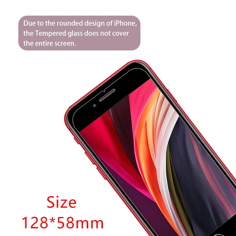 case for apple iphone se 2020 2 tempered glass on iphonese2 se2 se2020 2nd generation back cover i phone ipone iphon ihone iphoe
