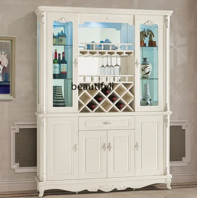 

A55 Living room beige, modern simple multi-functional locker, porch cabinet European style