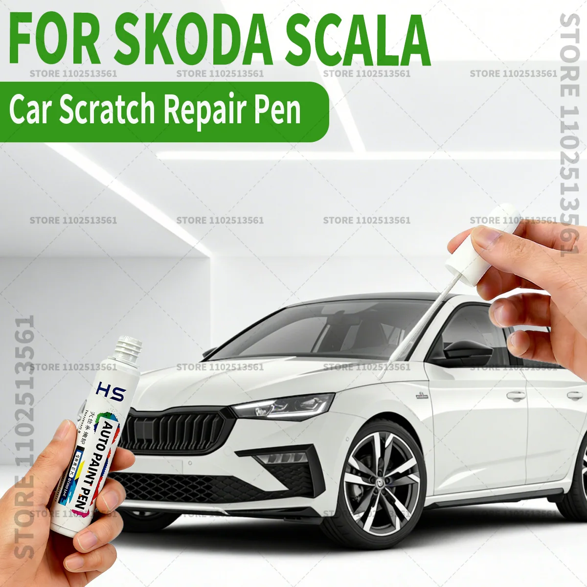 

Ручка-корректор для ремонта лакокрасочного покрытия автомобиля Skoda Scala, средство для удаления царапин, аксессуары для авто DIY, цвета: черный, белый, зеленый, синий, раллийный зеленый, синий.