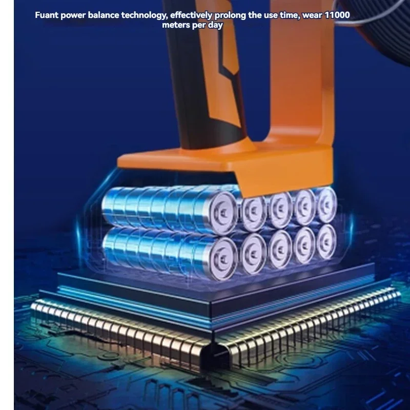 Special Automatic Lead Pay-off for Drawing Electricians Cable Pull-out Tool Hand-held Lithium Electric Threading Machine