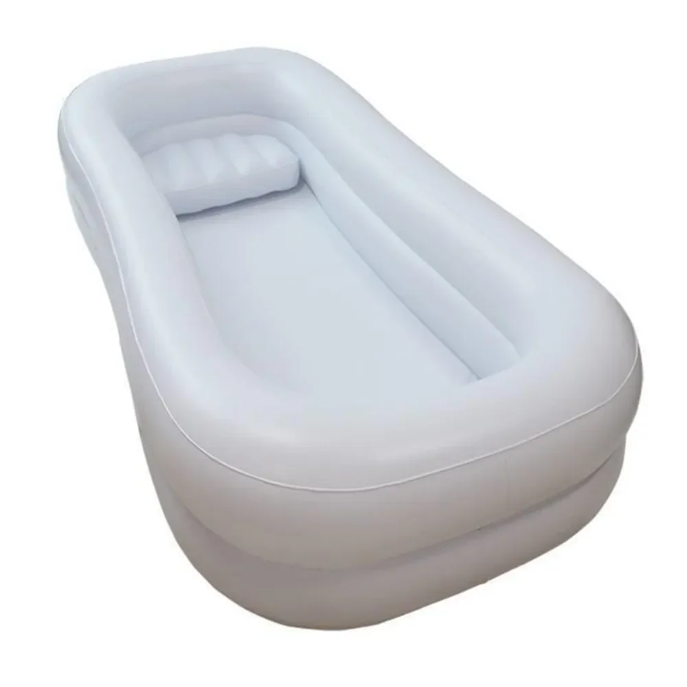 Spot inflatable shower bed for disabled elderly, shower basin for home bed care, PVC foldable