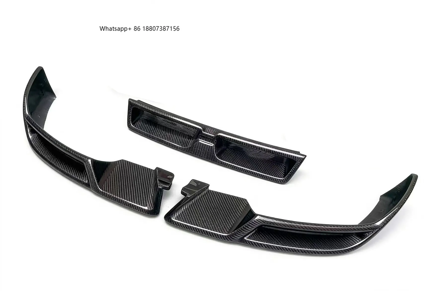 

For 2019-2025 for X6 G06 LD Style Carbon Fiber Bumper Front Lip Bolt-On Universal Fitment