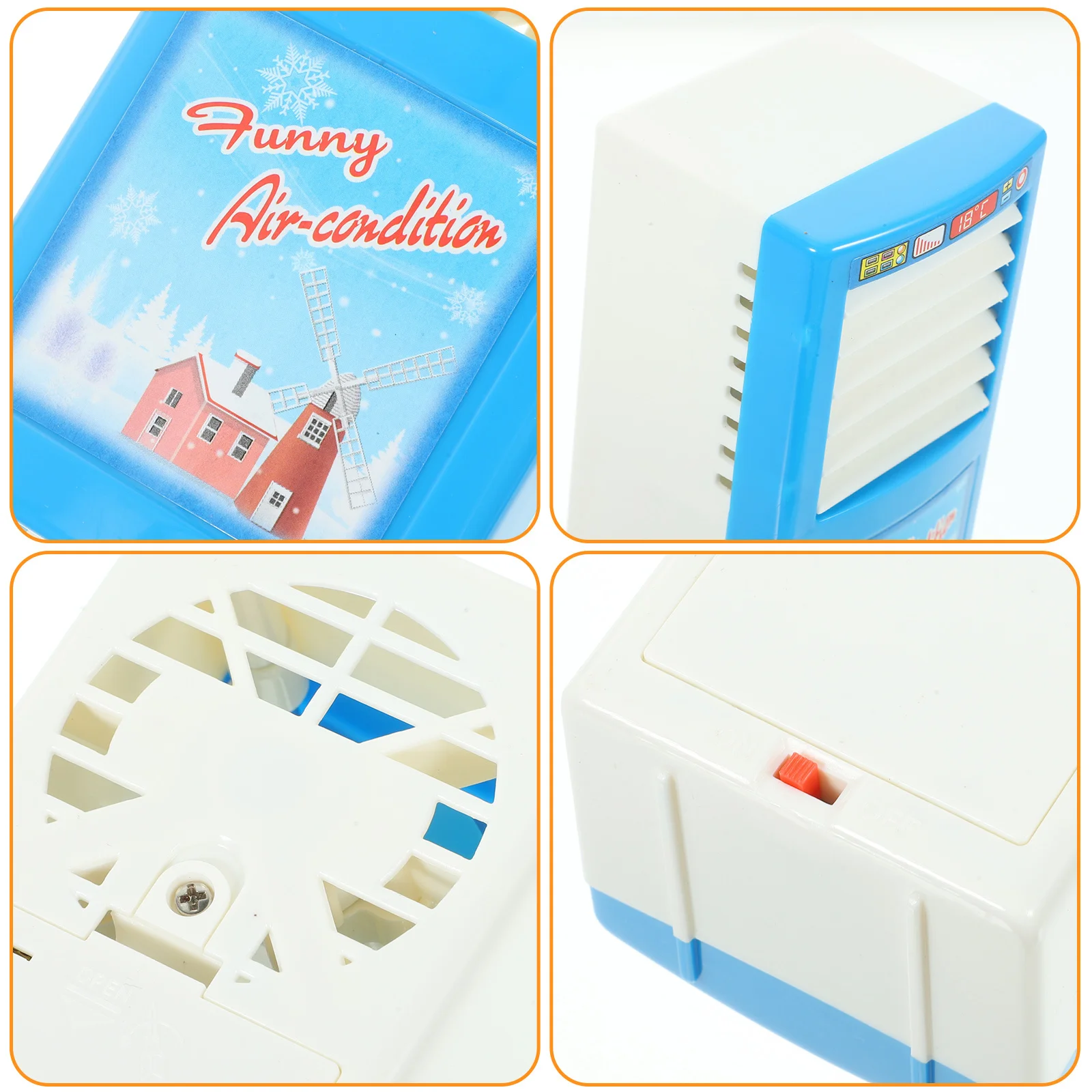 

1pc Simulation Mini Conditioner Plastic Kids Plaything Creative Educational Children'S Plaything Lightweight Party Gift