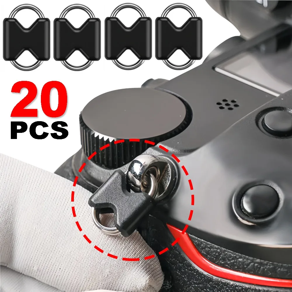 2-20PCS Kamera Edelstahl Elliptischen Ring Kamera Gurt Adapter für DSLR Schulter Gurt Ersatz für Nikon Canon Sony Olympus