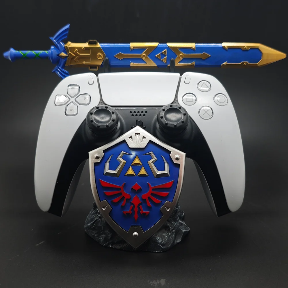 

Anime Zelde Link Master's Sword Theme Game Controller Bracket Suitable PS4 PS5 Xboxs Desktop Decoration Game Accessory Gifts