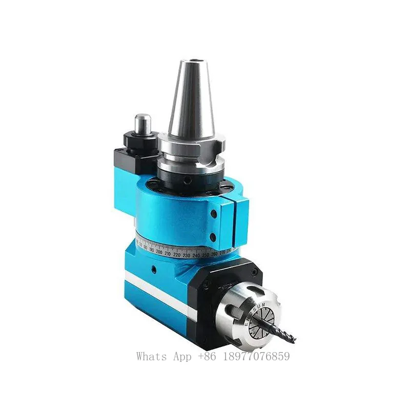 Factory Sales Cnc Angle Head BT40 ER20/25/32/40 For CNC Drilling Tapping Milling Machine Horizontal Milling Head