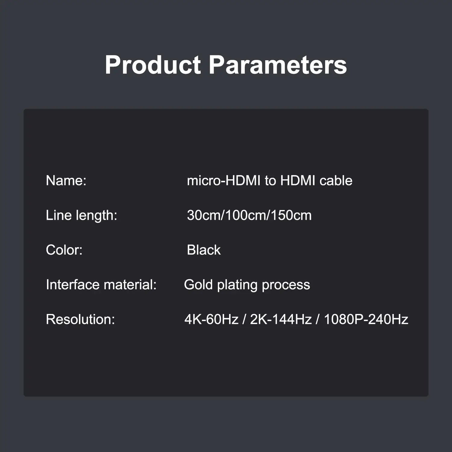 مهايئ كابل HDMI مصغر ، فيديو عالي الدقة مطلي بالذهب ، توت العليق Pi 5 ، 4B ، 4K ، 60Hz ، 30 ، من من من من ، إلى ،