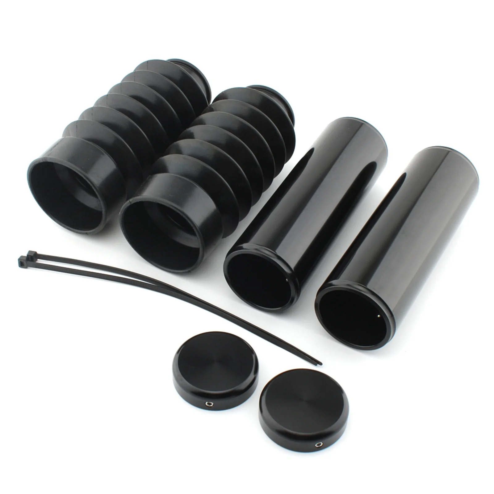 Motorcycle Front Upper + Lower Fork Shock Absorber Pipe Boot Cover For Harley Davidson Breakout FXSB 2013-2017