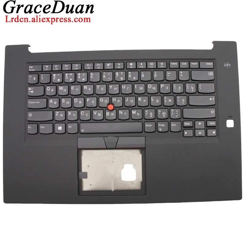 

RU Russian Black Keyboard Upper Case Palmrest Shell Cover For Lenovo Thinkpad P1 X1 Extreme Gen1 G1 01YU788 01YU789