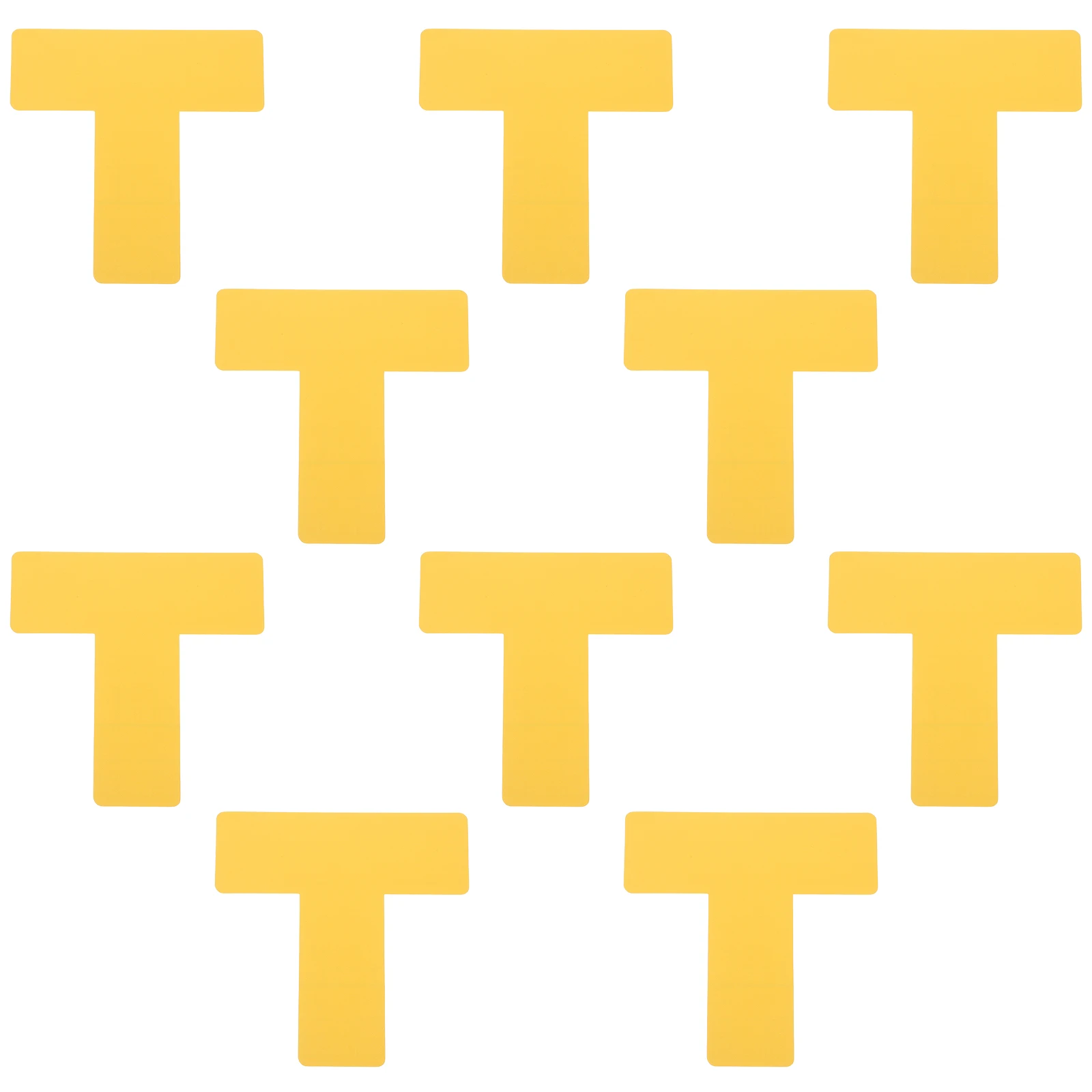 10pcs Positioning Stickers Black Round Labels Efficient ganization Dual Corner Floor Marker Self Adhesive PVC Material