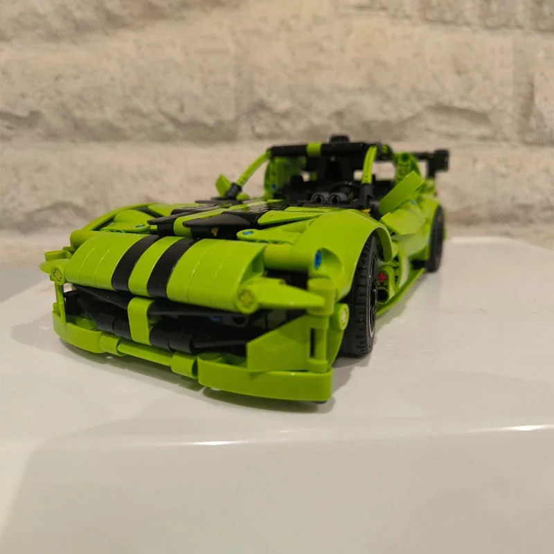 765 قطعة MOC فايبر النموذج الفني اللبنات العمارة تجميع DIY بها بنفسك فكرة الإبداعية لعبة الطوب الاطفال هدايا عيد الميلاد عيد الميلاد #5